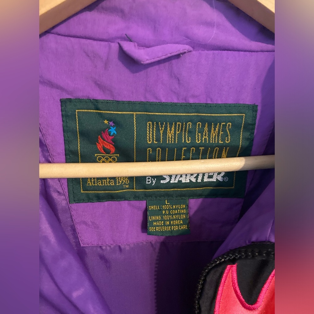 Vintage Atlanta 1996 Olympics Starter Jacket - Centennial Olympic Summer Games - Picture 7 of 7